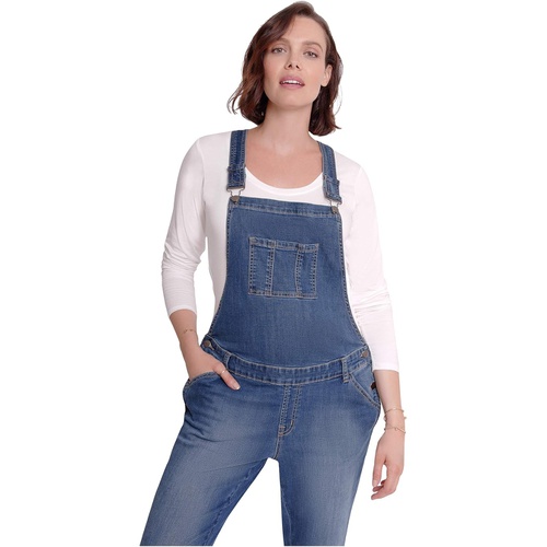  Ingrid & Isabel Maternity Denim Overalls