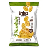 Inka Crops Inka Chips, Seasalt Plantain Chips, 4 Ounce (Pack of 12)