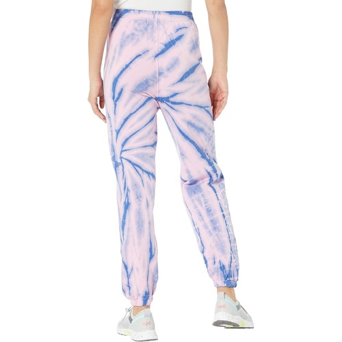  Ivory Ella Cherry Blossom Swirl Tie-Dye Relaxed Joggers