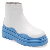 Jeffrey Campbell Loading Bootie_WHITE/ BLUE