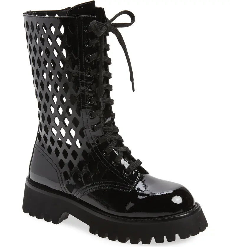 Jeffrey Campbell Demode Boot_BLACK CRINKLE PATENT LEATHER