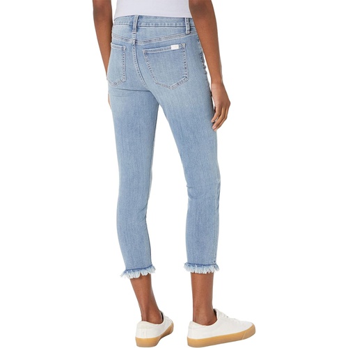  JEN7 Cropped Skinny wu002F Thick Fray in Victoria Broken Twill