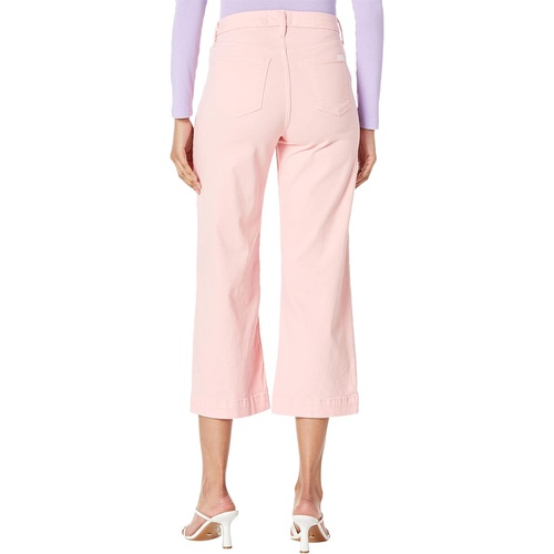  JEN7 Cropped Wide Leg with Welt Pockets in Coral Pink