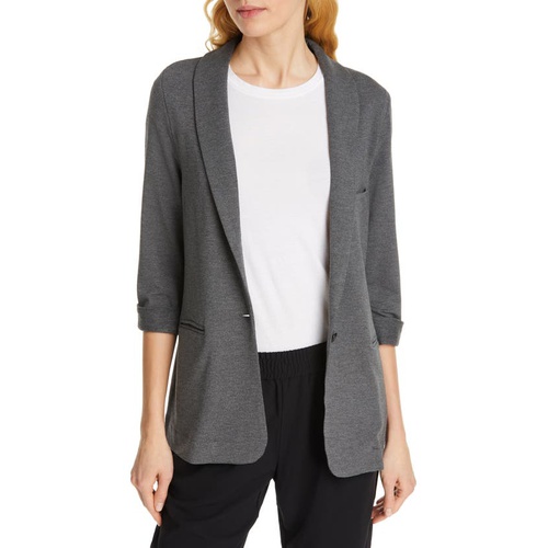  Joie Neville Knit Blazer_DARK HEATHER GREY