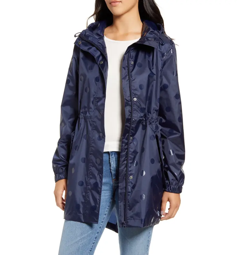 Joules Right As Rain Golightly Packable Waterproof Hooded Jacket_GLOSS SPOT