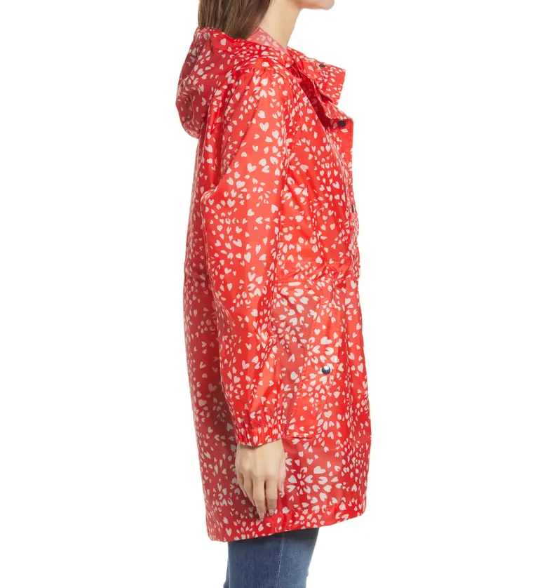  Joules Golightly Print Raincoat_RED HEART LEOPARD
