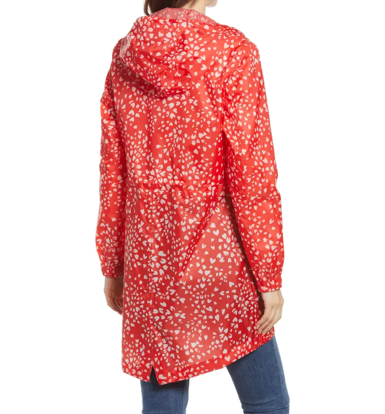  Joules Golightly Print Raincoat_RED HEART LEOPARD