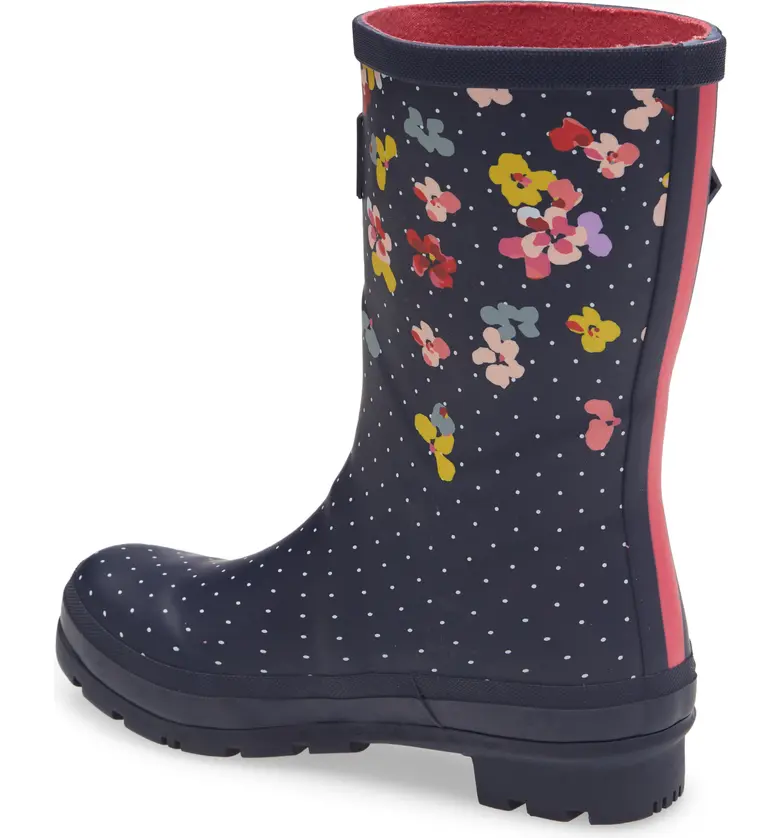  Joules Print Molly Welly Rain Boot_NAVBLOSSOM