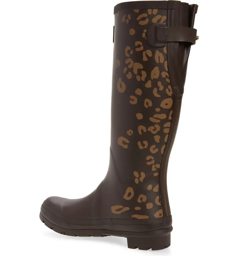  Joules Welly Print Rain Boot_BROWN LEOPARD