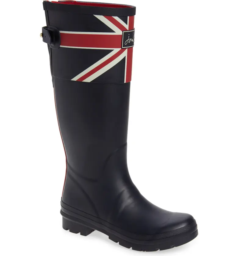 Joules Welly Print Rain Boot_NAVY UNION JACK