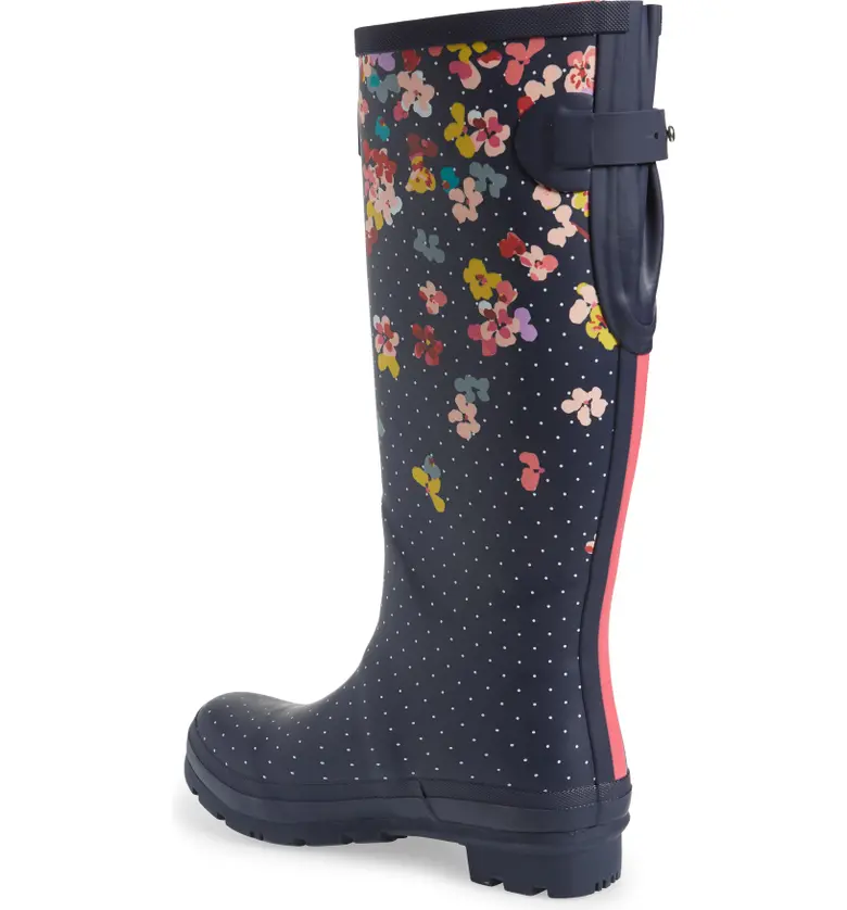  Joules Welly Print Rain Boot_NAVY BLOSSOM