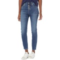 Jag Jeans Valentina Skinny Pull-On Jeans with Faux Button Fly