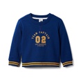 Janie and Jack Captain Varsity Sweatshirt (Toddleru002FLittle Kidsu002FBig Kids)