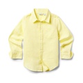 Janie and Jack Linen Roll Up Shirt (Toddler/Little Kids/Big Kids)