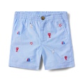 Janie and Jack Embroidered Short (Toddler/Little Kids/Big Kids)