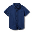 Janie and Jack Seersucker Button Up Shirt (Toddler/Little Kids/Big Kids)