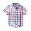 Janie and Jack Plaid Button Up Shirt (Toddler/Little Kids/Big Kids)