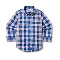 Janie and Jack Plaid Poplin Top (Toddler/Little Kid/Big Kid)