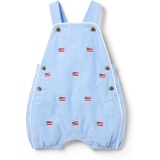 Janie and Jack Flag Embroidered Overall (Infant)