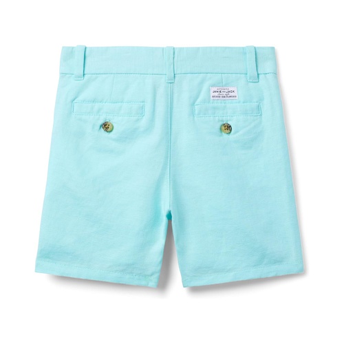 쟈니앤잭 Janie and Jack Boys Linen Flat Front Short (Toddler/Little Kid/Big Kid)