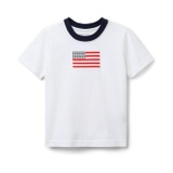 Janie and Jack Boys Flag Graphic Tee (Toddler/Little Kid/Big Kid)
