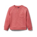 Janie and Jack Boys Slub French Terry Crew Neck (Toddler/Little Kid/Big Kid)