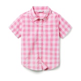 Janie and Jack Boys Gingham Top (Toddler/Little Kid/Big Kid)