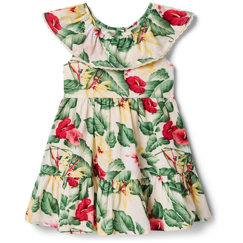 쟈니앤잭 Janie and Jack Girls Floral Gauze Dress (Toddler/Little Kid/Big Kid)