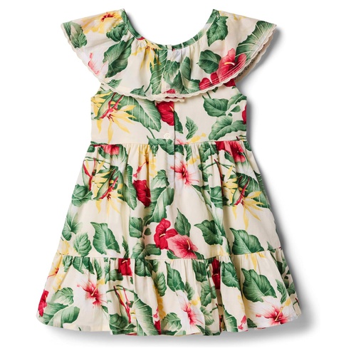 쟈니앤잭 Janie and Jack Girls Floral Gauze Dress (Toddler/Little Kid/Big Kid)