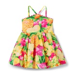 Janie and Jack Girls Fruit Print Dress (Toddler/Little Kid/Big Kid)