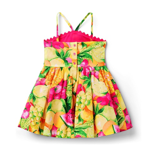 쟈니앤잭 Janie and Jack Girls Fruit Print Dress (Toddler/Little Kid/Big Kid)