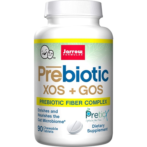  Jarrow Formulas, XOS + GOS Prebiotic Chewable Tablets, 90 Count