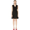 Jason Wu Silk Double Georgette V-Neck Dress