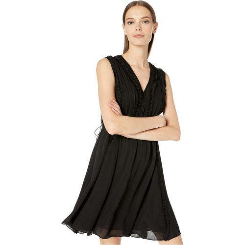  Jason Wu Silk Double Georgette V-Neck Dress