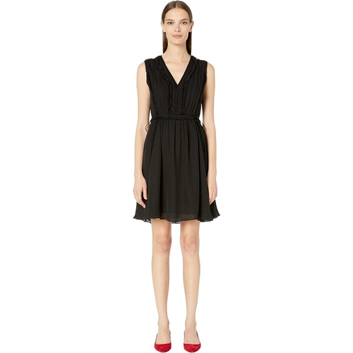  Jason Wu Silk Double Georgette V-Neck Dress