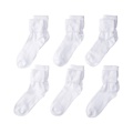 Jefferies Socks 6-Pack Organic Cotton Turn Cuff (Toddler/Little Kid/Big Kid)