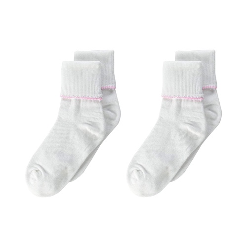  Jefferies Socks Seamless Tatted Edge Comfort Toe 2-Pack (Infant/Toddler/Little Kid/Big Kid)