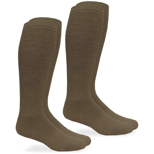  Jefferies Socks Mens Womens Unisex Military Ultra-dri Tactical Over the Calf Boot Socks 2 Pack