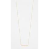 Jennifer Meyer Jewelry 18k Gold Love You Necklace