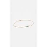 Jennifer Meyer Jewelry 18k Gold Inlay Short Bar Bracelet