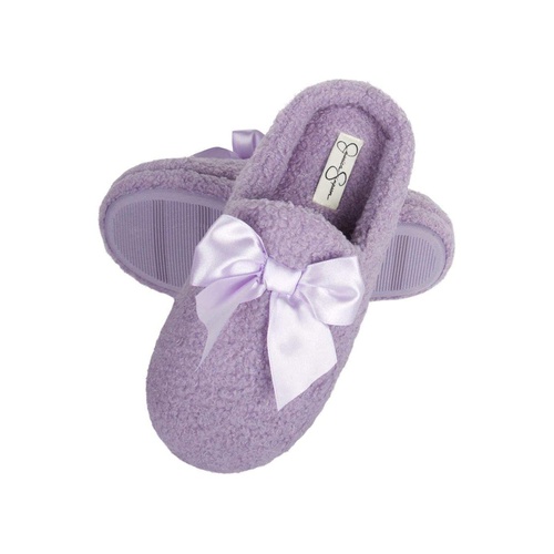 제시카심슨 Jessica Simpson Womens Plush Marshmallow Slide on House Slipper Clog with Memory Foam