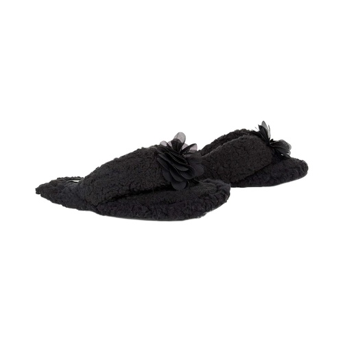 제시카심슨 Jessica Simpson Womens Fluffy Plush Slide-On Sandal House Slippers with Memory Foam