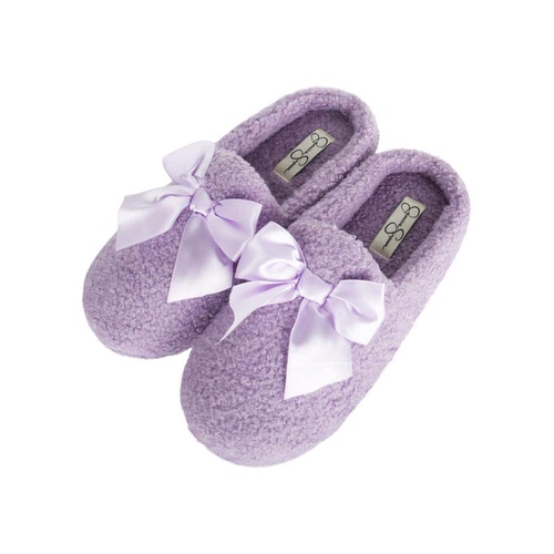 제시카심슨 Jessica Simpson Womens Plush Marshmallow Slide on House Slipper Clog with Memory Foam