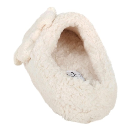 제시카심슨 Jessica Simpson Womens Plush Marshmallow Slide on House Slipper Clog with Memory Foam