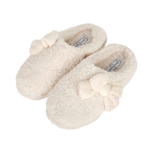 제시카심슨 Jessica Simpson Womens Plush Marshmallow Slide on House Slipper Clog with Memory Foam