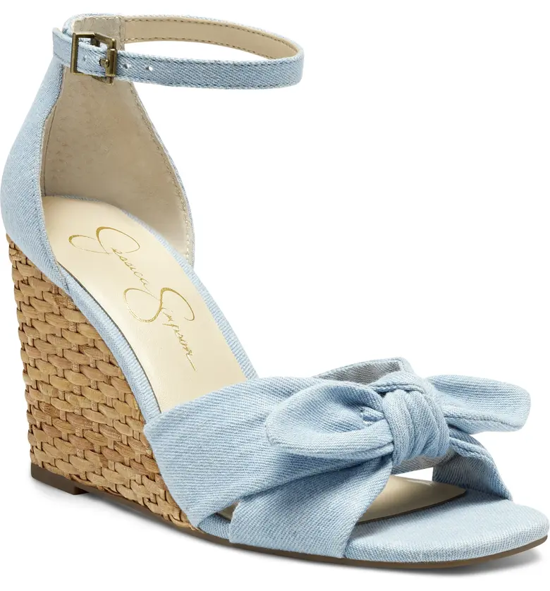 Jessica Simpson Delirah Wedge Sandal_VINTAGE BLUE