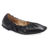 Jimmy Choo Marielle Square Toe Ballet Flat_BLACK