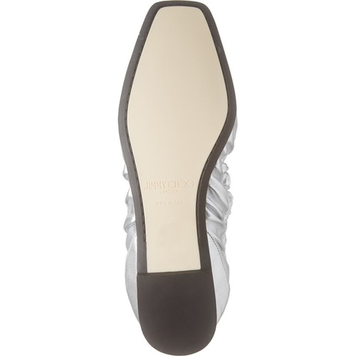 지미추 Jimmy Choo Marielle Square Toe Ballet Flat_SILVER