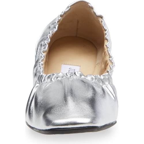 지미추 Jimmy Choo Marielle Square Toe Ballet Flat_SILVER
