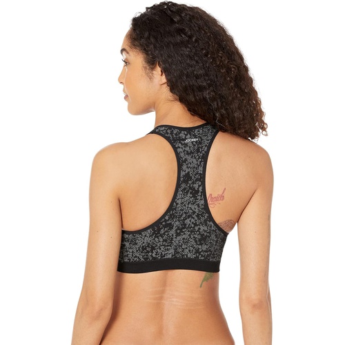  Jockey Active Lacy Snake Jacquard Sports Bra